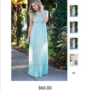 Gorgeous Filly Flair mint green dress